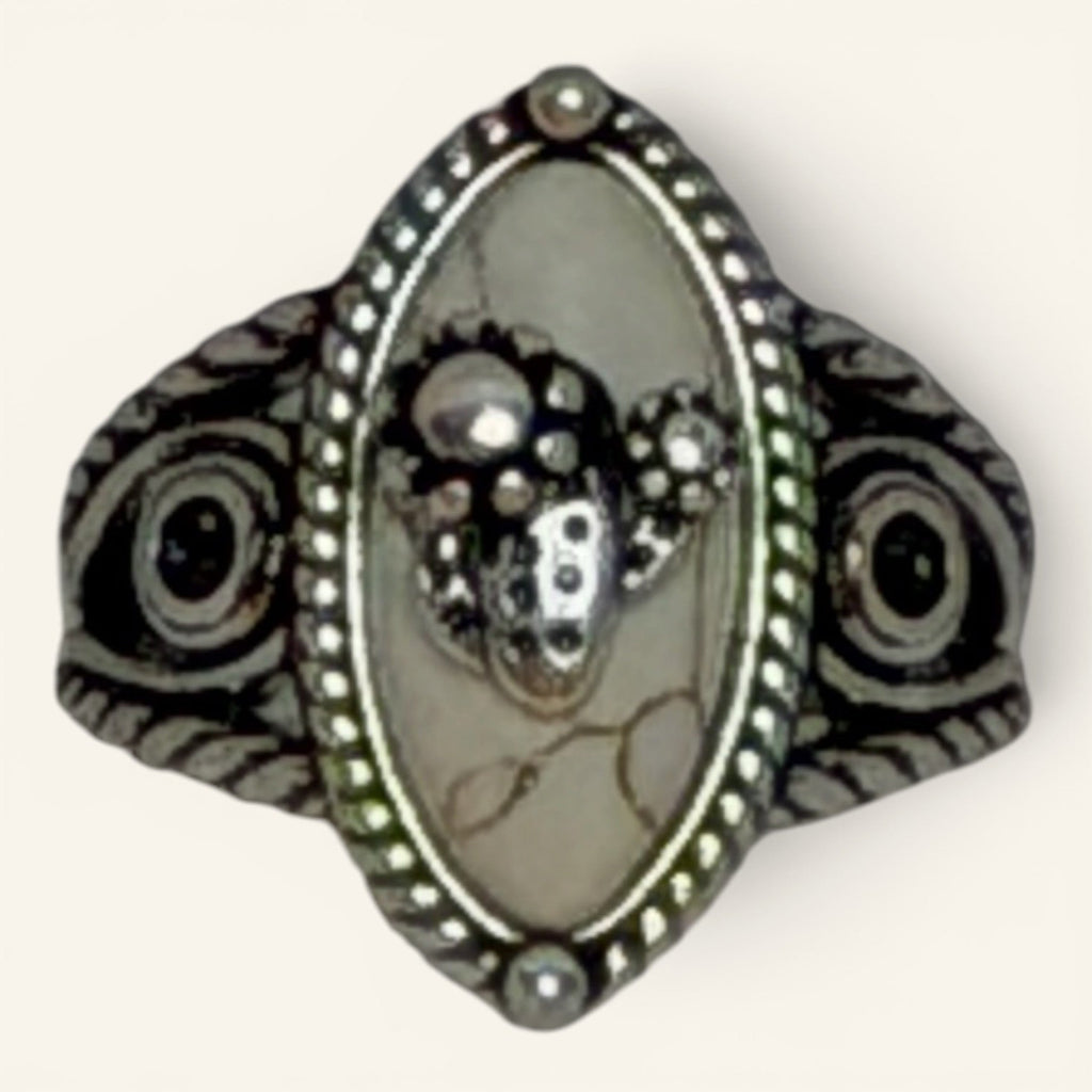 Rustic Couture Ivory Cactus Ring