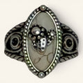Rustic Couture Ivory Cactus Ring