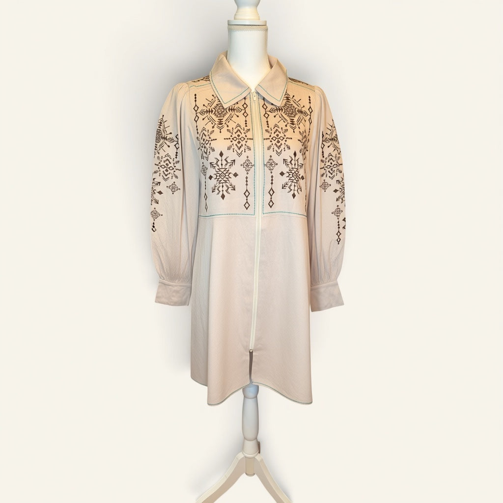 Painted Desert Embroidered Dress