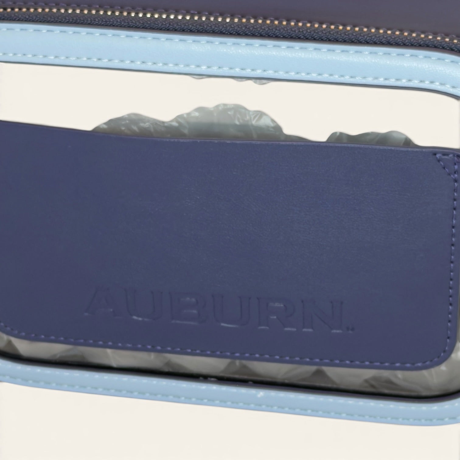 Auburn University Tigers Clear Camera Bag – Navy