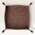 Copperwind Leather Catchall Tray – Mocha Cocoa