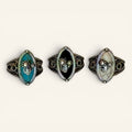 Rustic Couture Midnight Cactus Ring