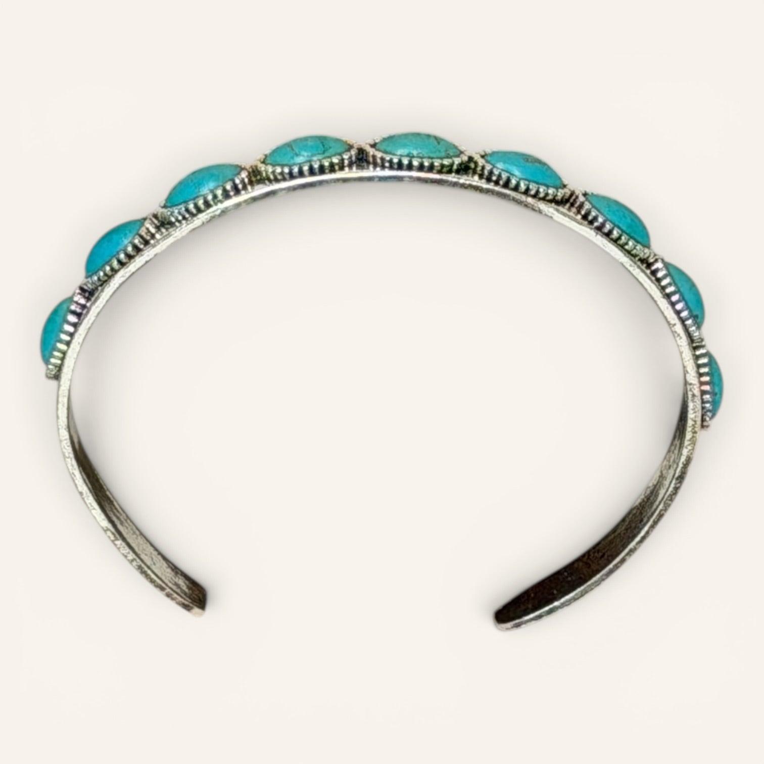Montana West Rustic Couture Turquoise Stone Western Cuff Bracelet