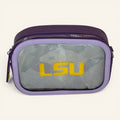 Louisiana State University Tigers Clear Camera Bag – Purple