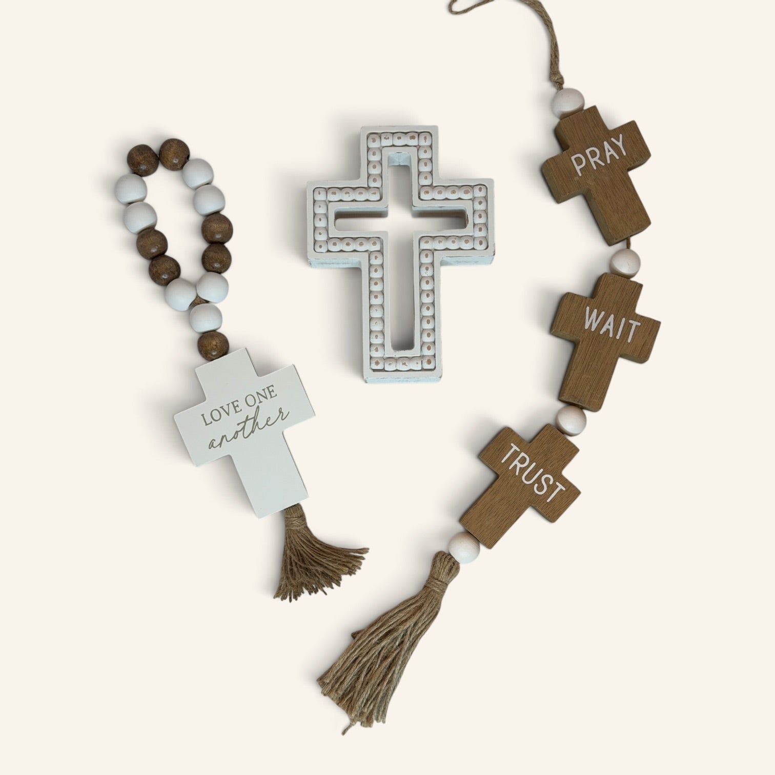 Grace Upon Grace Beaded Cross