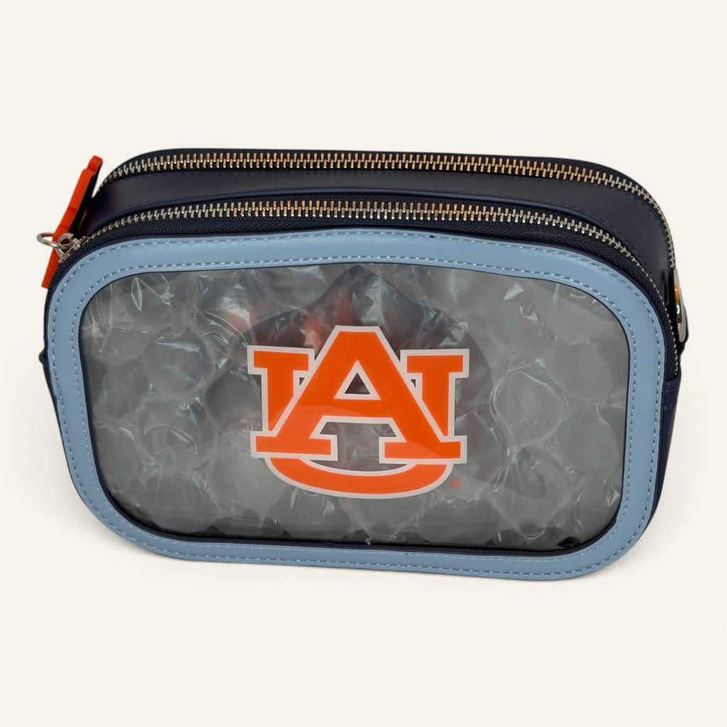 Auburn University Tigers Clear Camera Bag – Navy