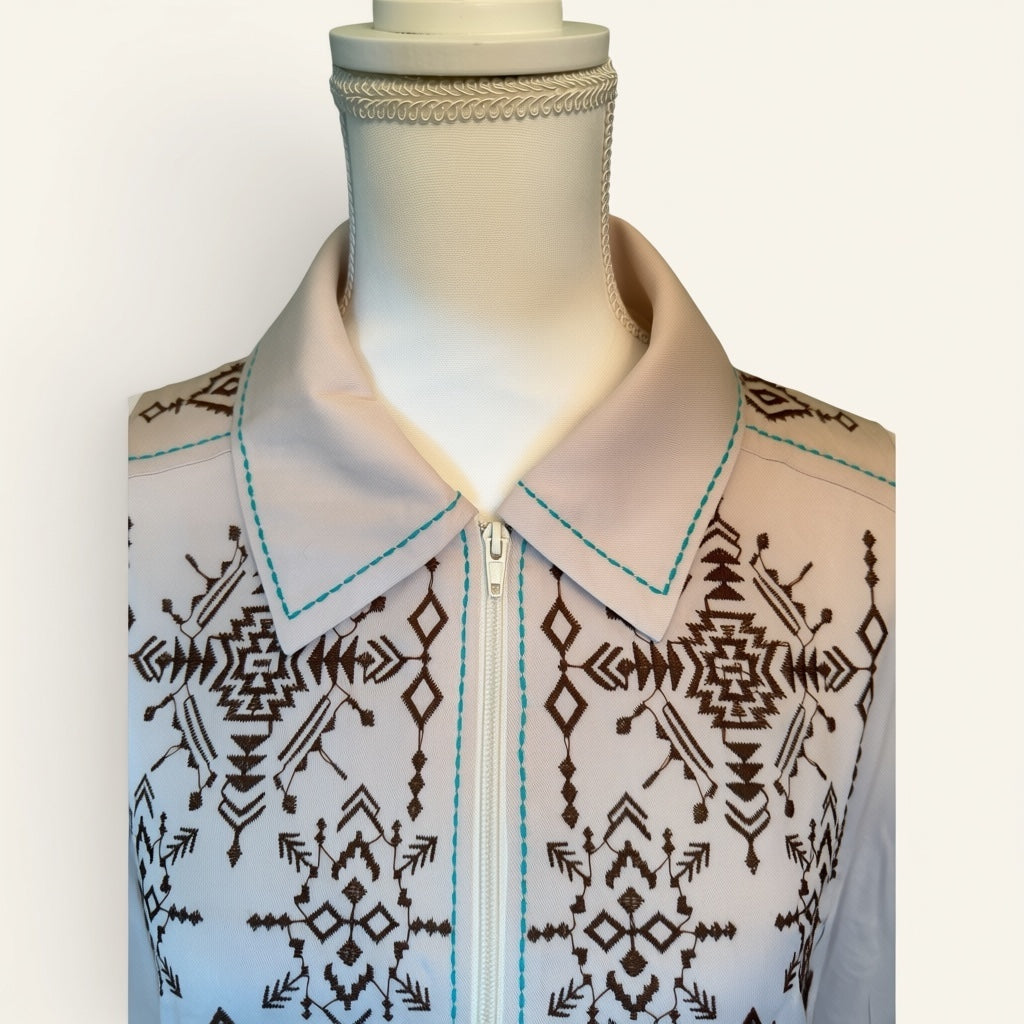 Painted Desert Embroidered Dress