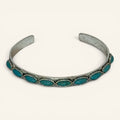 Montana West Rustic Couture Turquoise Stone Western Cuff Bracelet