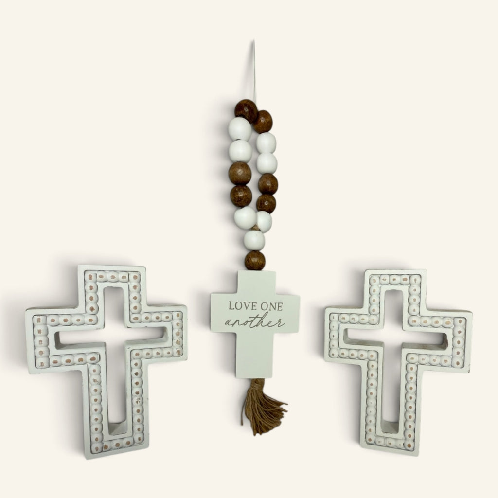 Grace Upon Grace Beaded Cross
