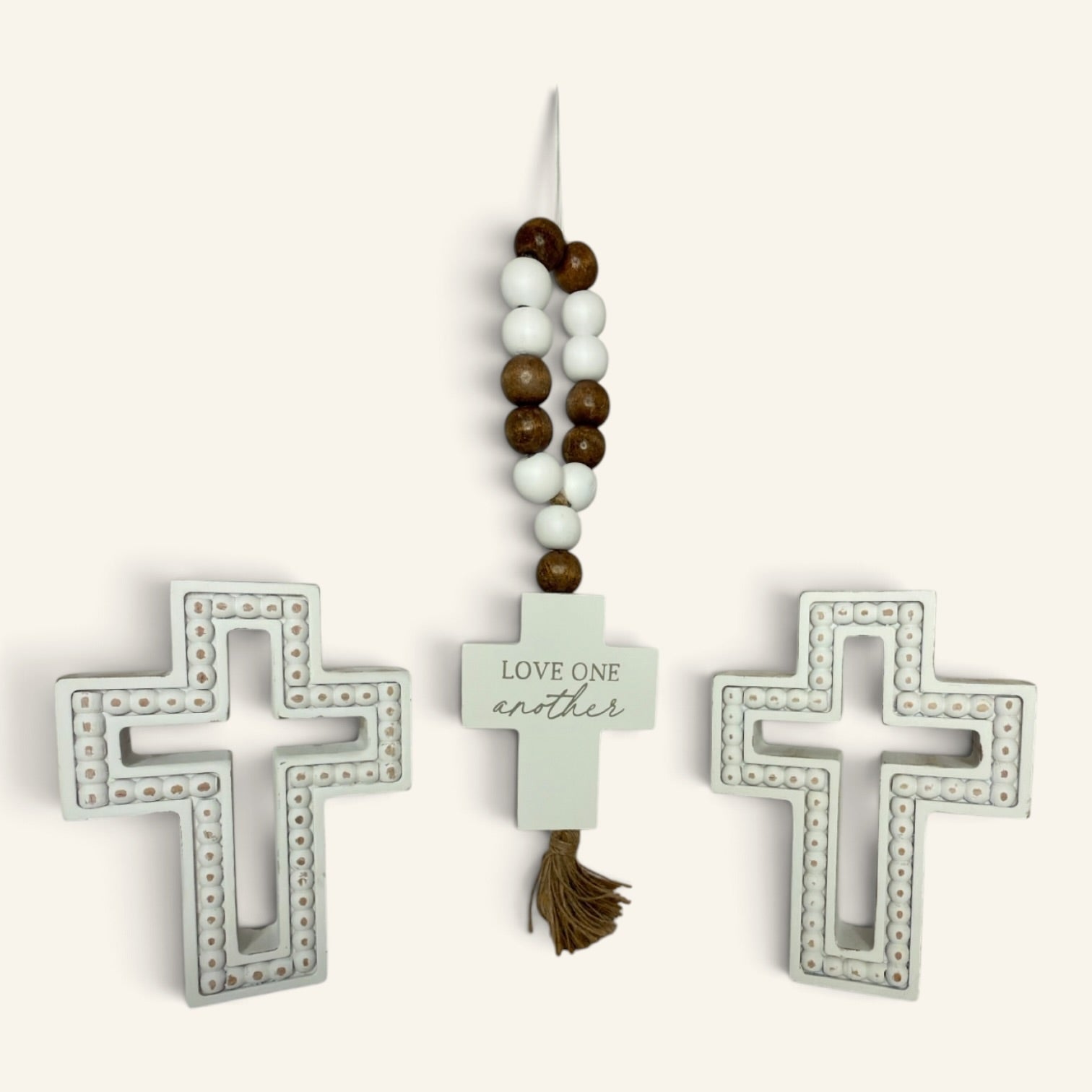 Grace Upon Grace Beaded Cross
