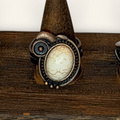Rustic Couture Ivory Stone Swirl Ring
