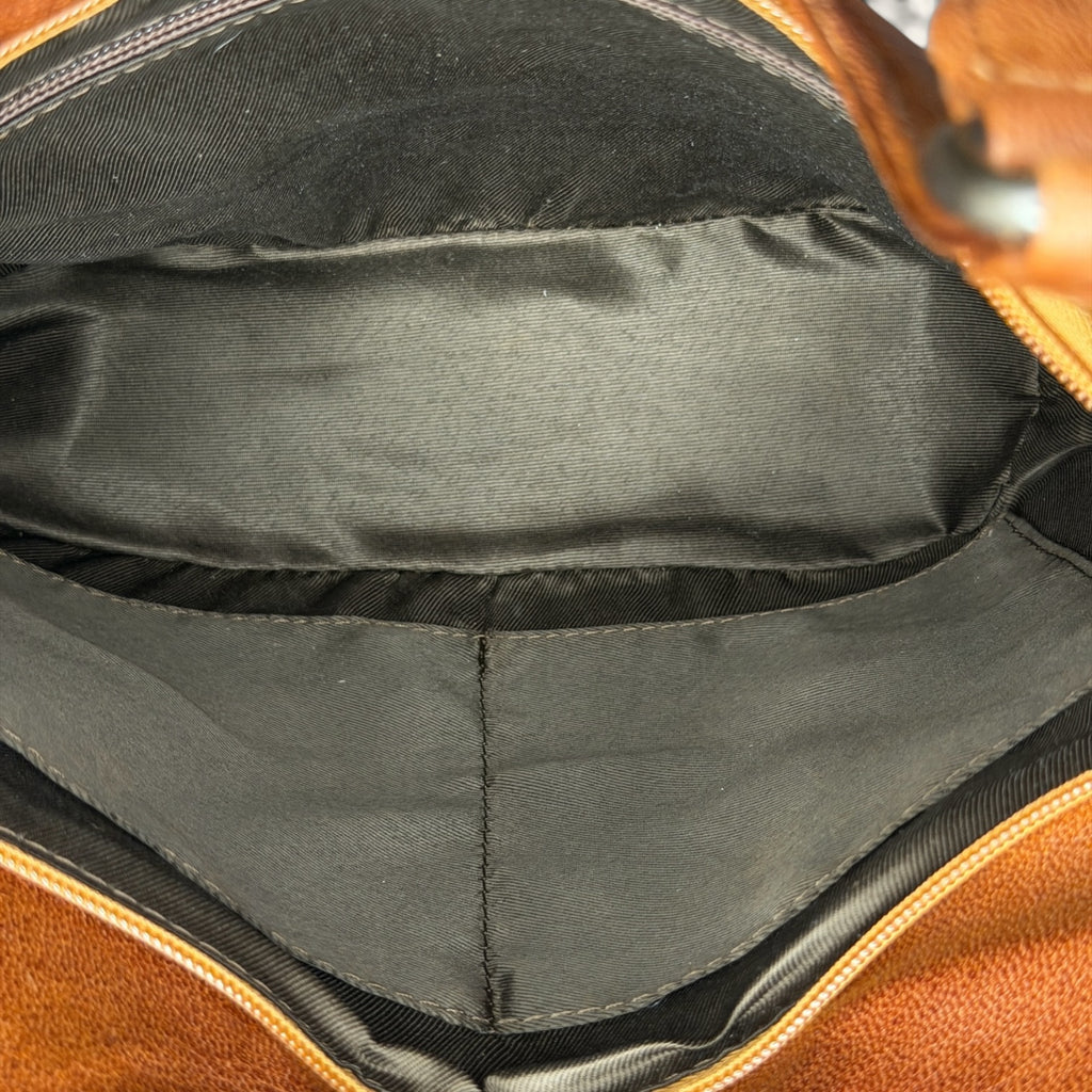 Western Linens Tooled Leather & Hair-on-Hide Concealed Carry Purse