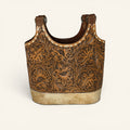 Western Linens Tooled Leather & Hair-on-Hide Concealed Carry Purse