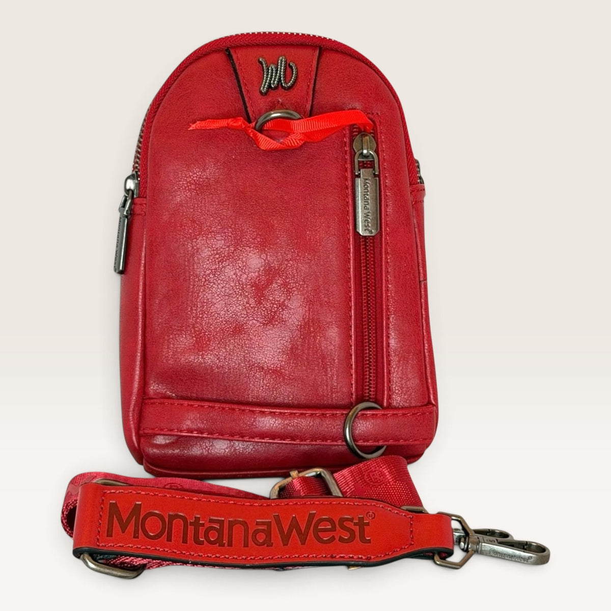 Montana West Red Sling Crossbody Bag