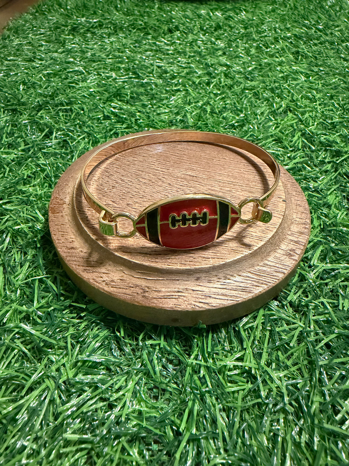 Game Day Football Cuff Bracelet