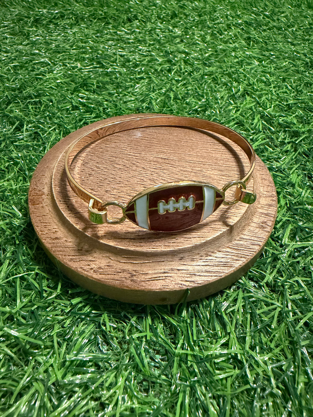 Game Day Football Cuff Bracelet