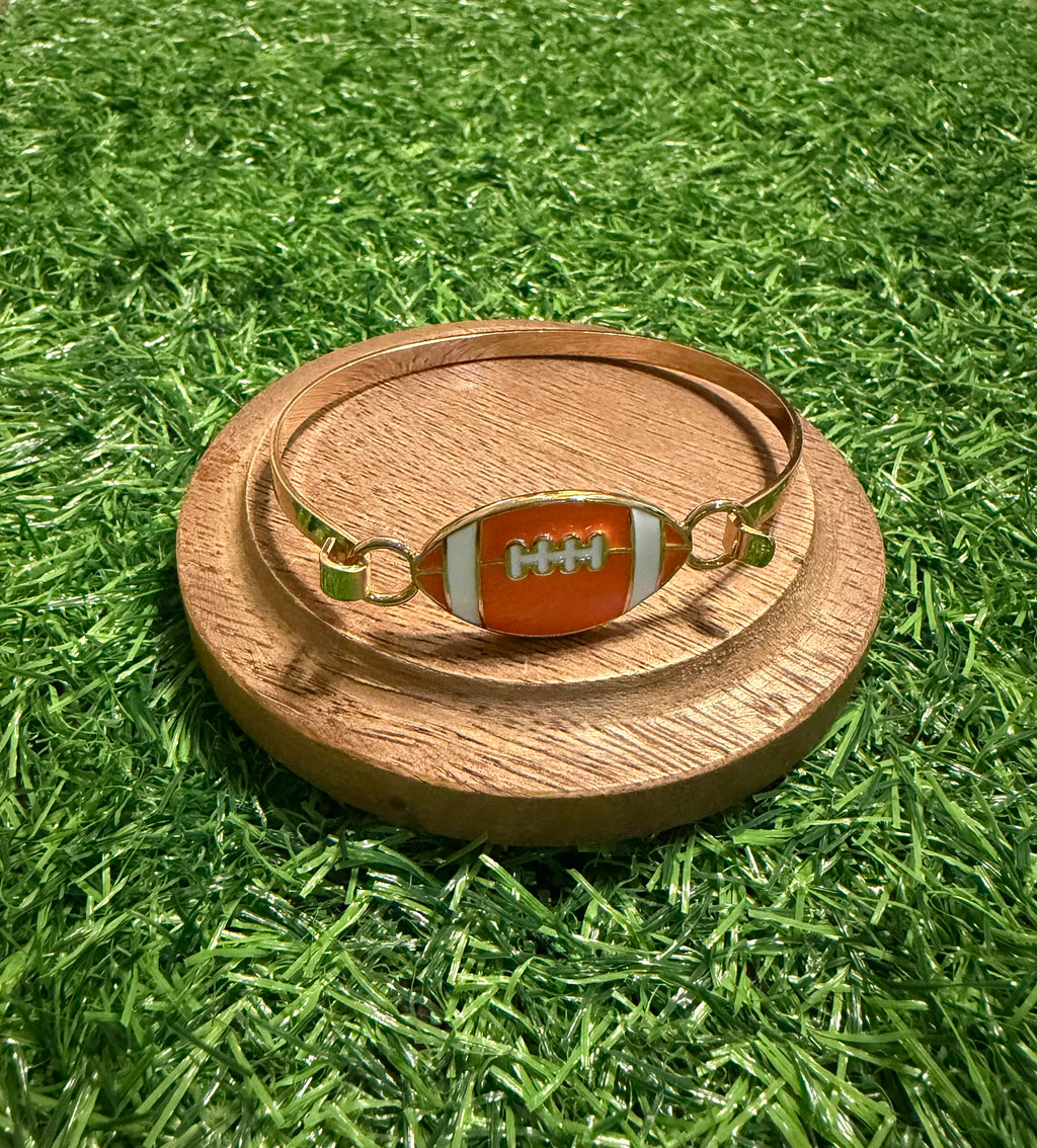 Game Day Football Cuff Bracelet