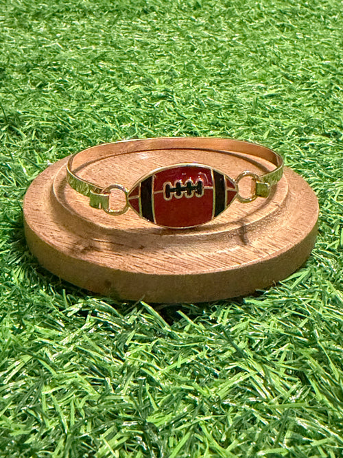 Game Day Football Cuff Bracelet