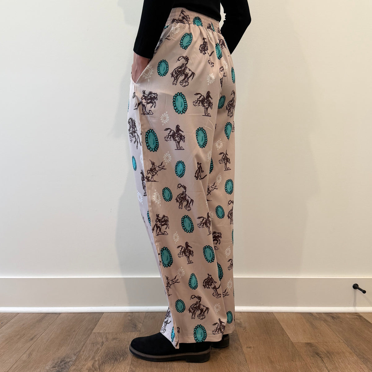 Frontier Trails Wide-Leg Pants