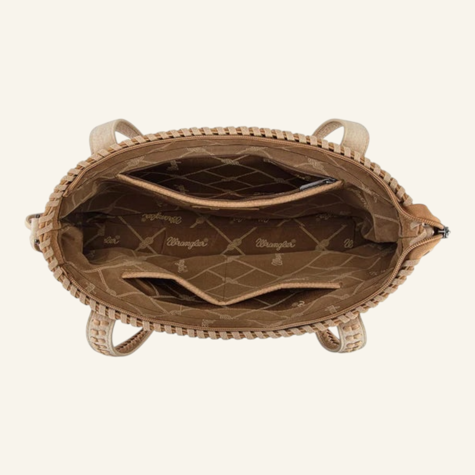 Wrangler Braided Tassel Tote Bag in Two Color Options