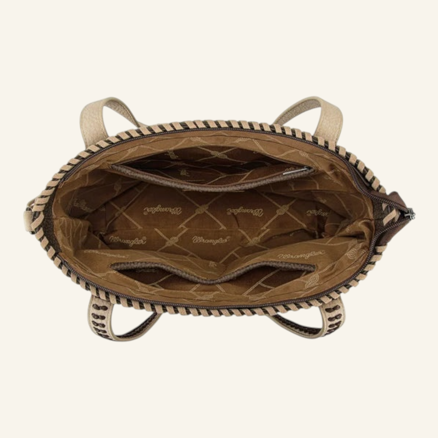 Wrangler Braided Tassel Tote Bag in Two Color Options