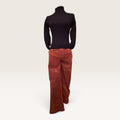 Camel Mid-Rise Corduroy Trouser Jeans
