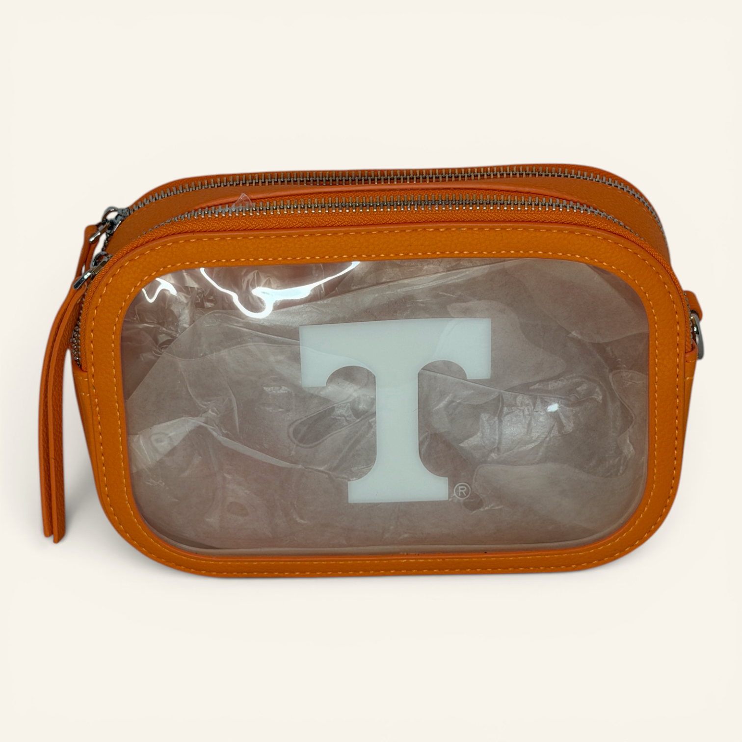 University of Tennessee Volunteers Stadium Clear Crossbody Bag – Orange