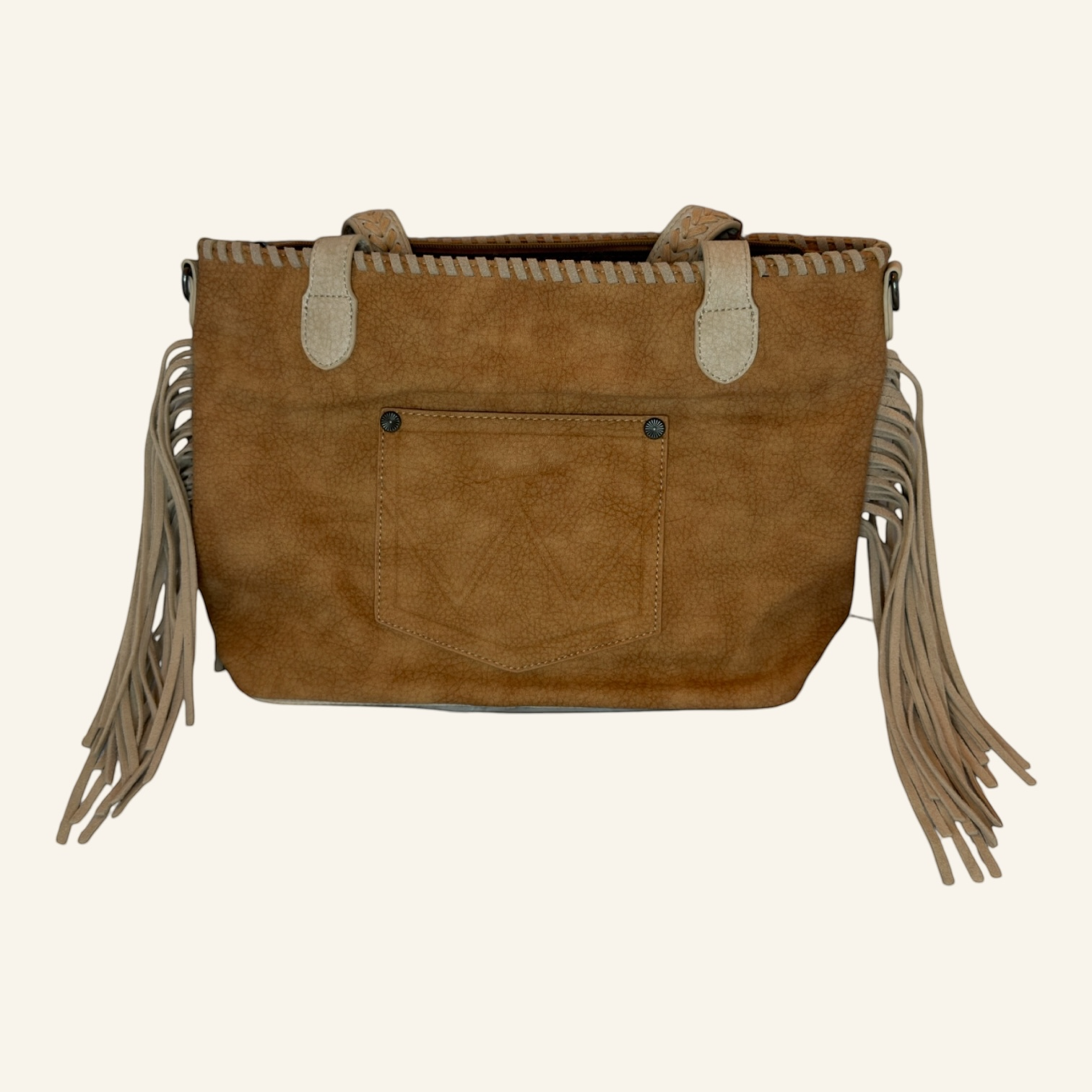 Wrangler Braided Tassel Tote Bag in Two Color Options