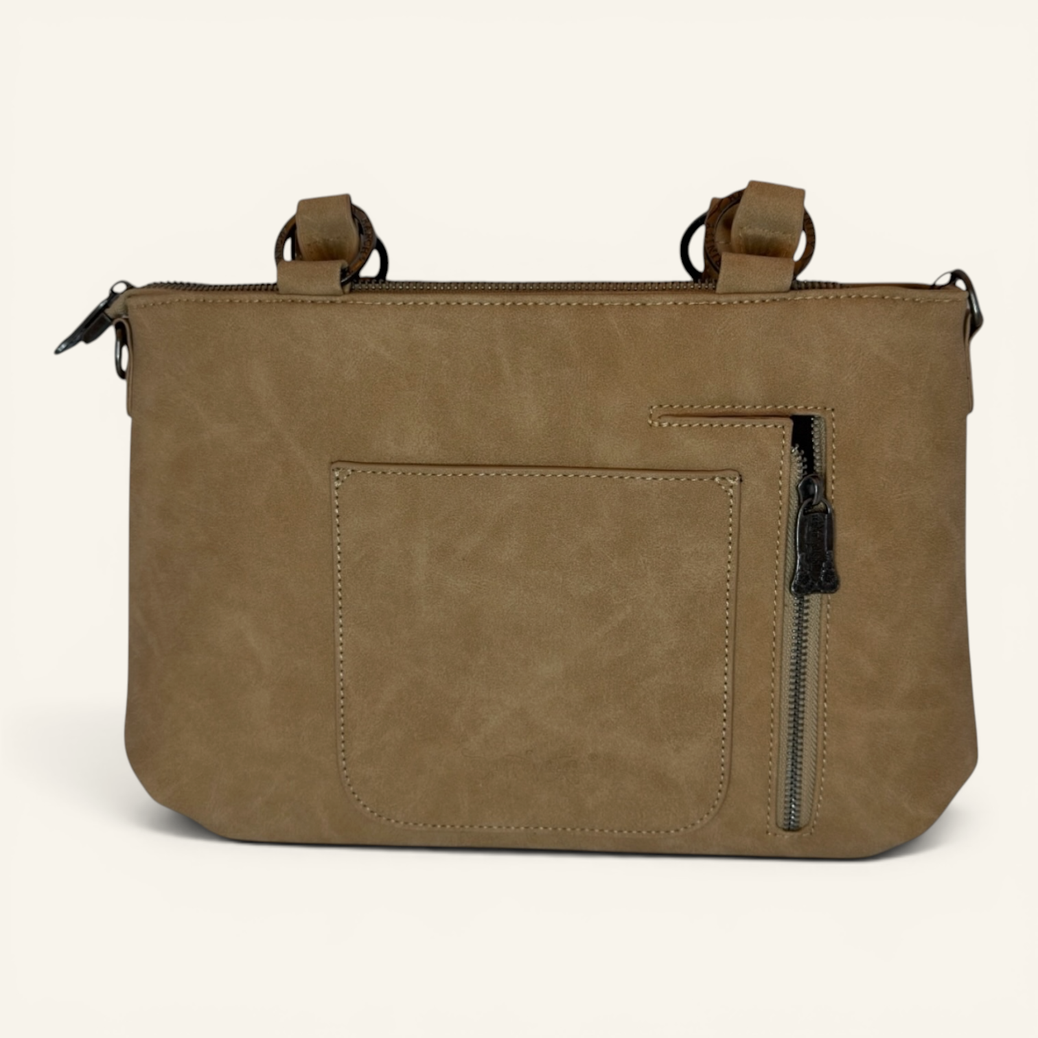 Trinity Ranch Genuine Hair-On Cowhide Concealed Carry Tote
