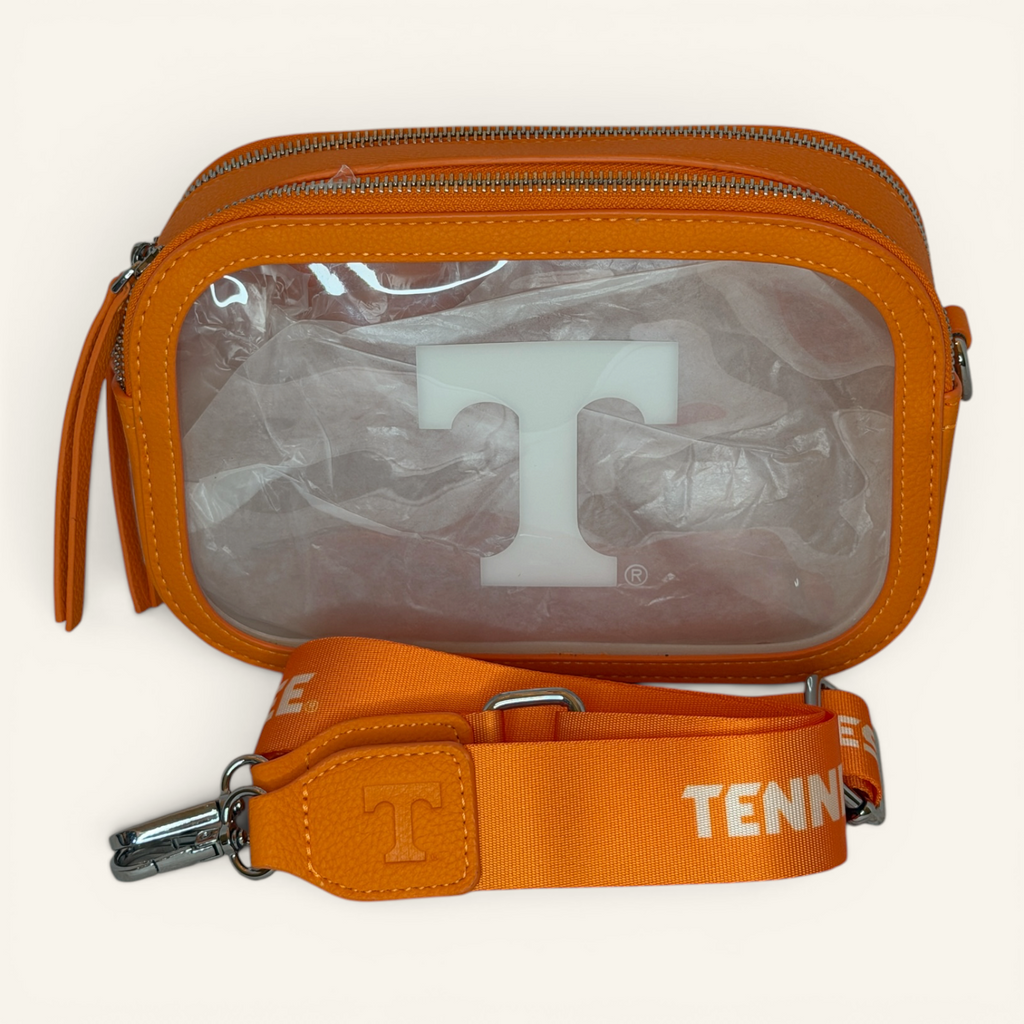 University of Tennessee Volunteers Stadium Clear Crossbody Bag – Orange