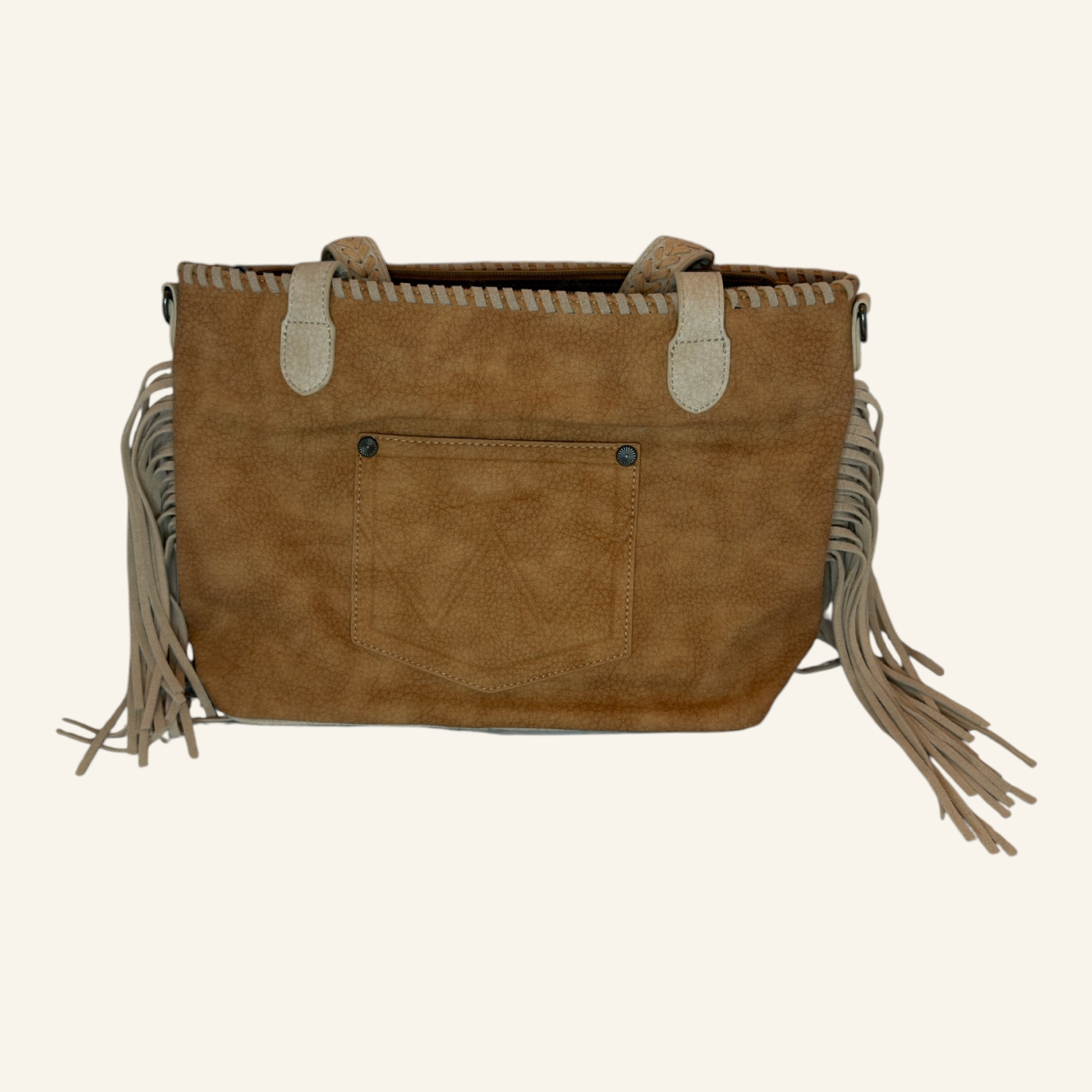 Wrangler Braided Tassel Tote Bag in Two Color Options