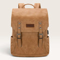 Wrangler Belt Buckle Laptop Backpack – Light Brown